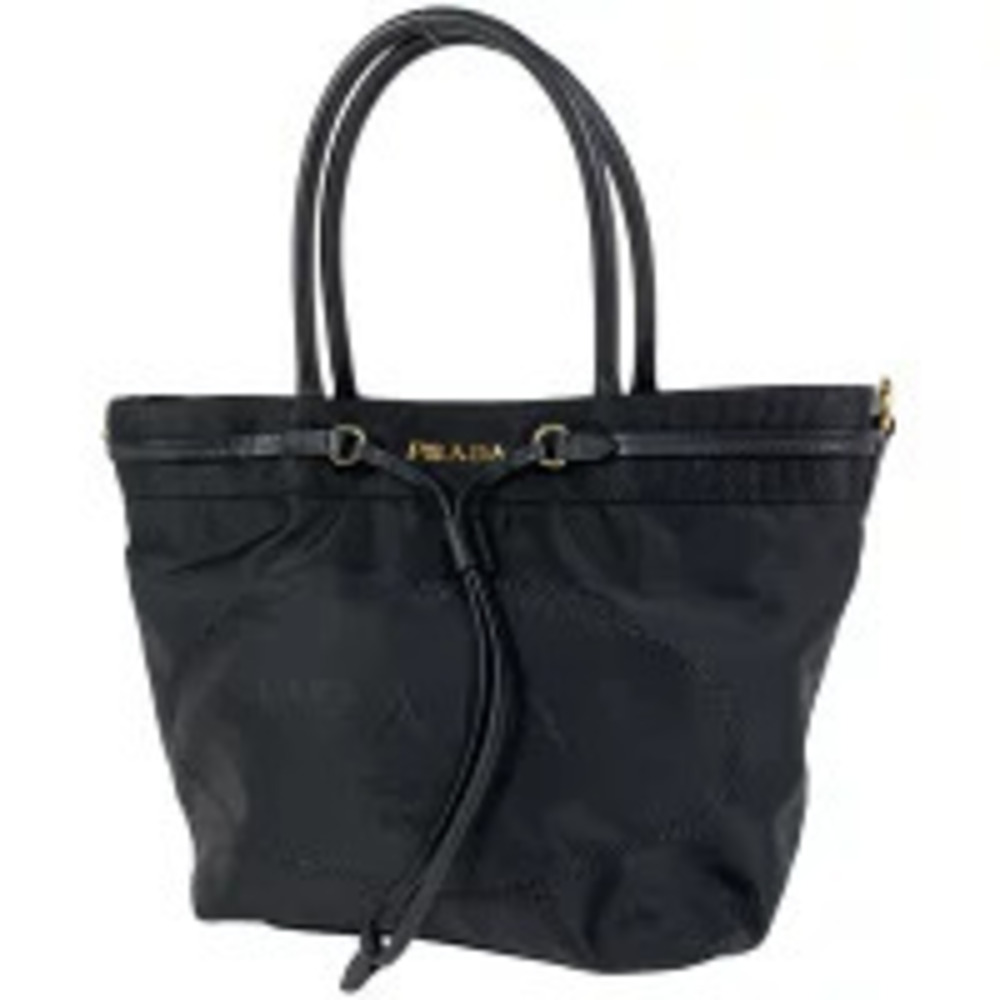 Prada Tessuto tote bag black drawstring